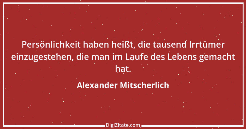 Zitat von Alexander Mitscherlich 6