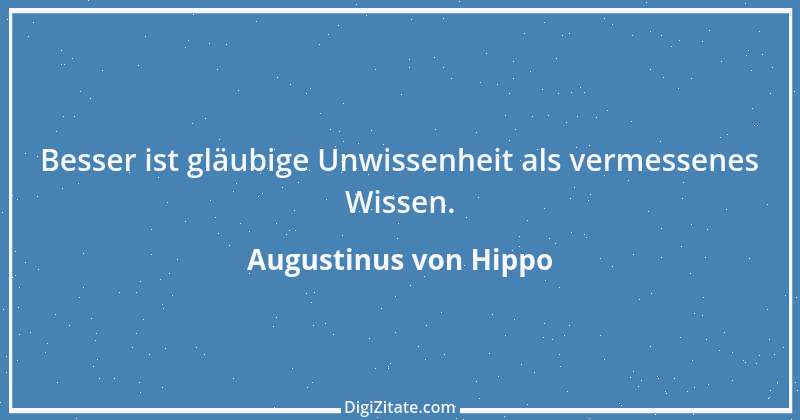 Zitat von Augustinus von Hippo 11