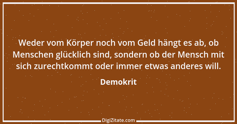 Zitat von Demokrit 41