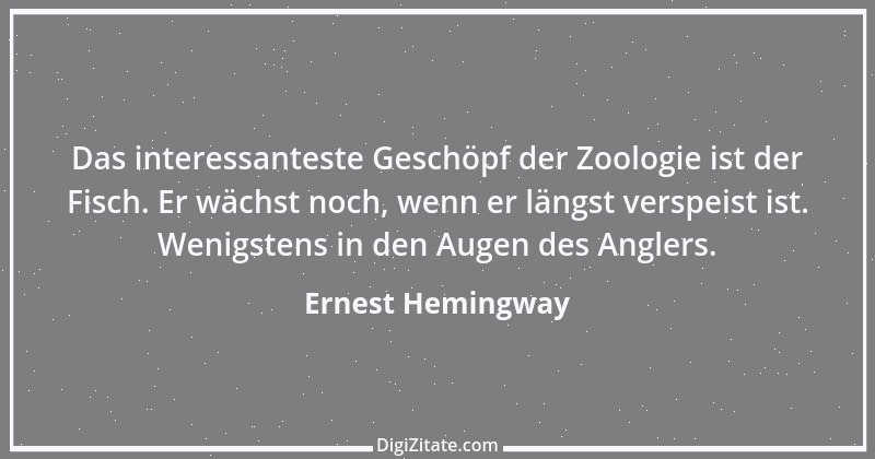 Zitat von Ernest Hemingway 2