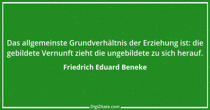 Zitat von Friedrich Eduard Beneke 2