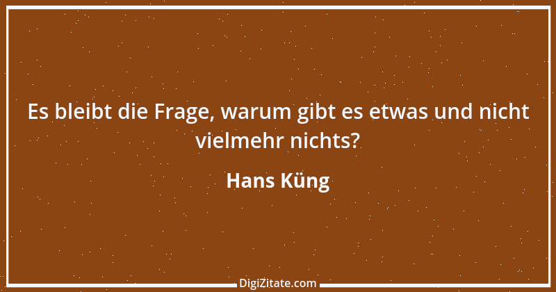 Zitat von Hans Küng 20