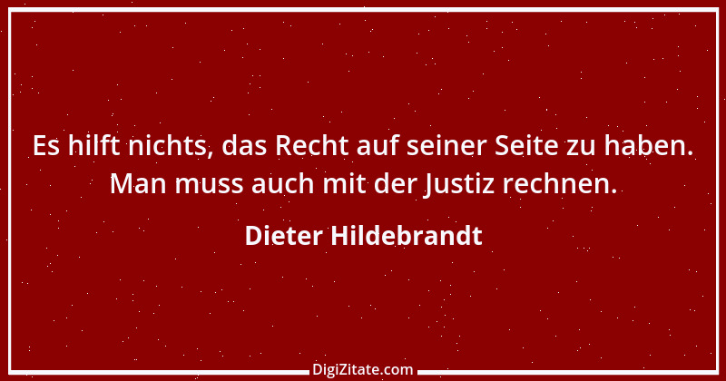 Zitat von Dieter Hildebrandt 15