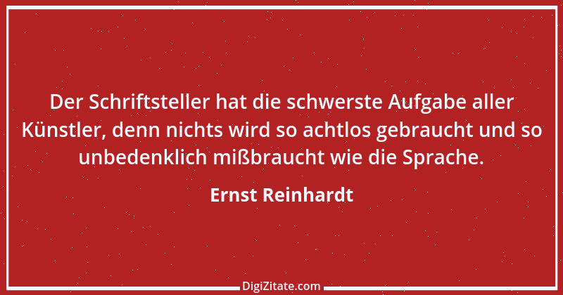 Zitat von Ernst Reinhardt 579