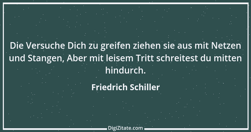 Zitat von Friedrich Schiller 1855