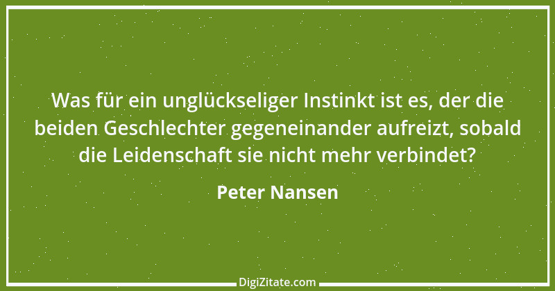 Zitat von Peter Nansen 6