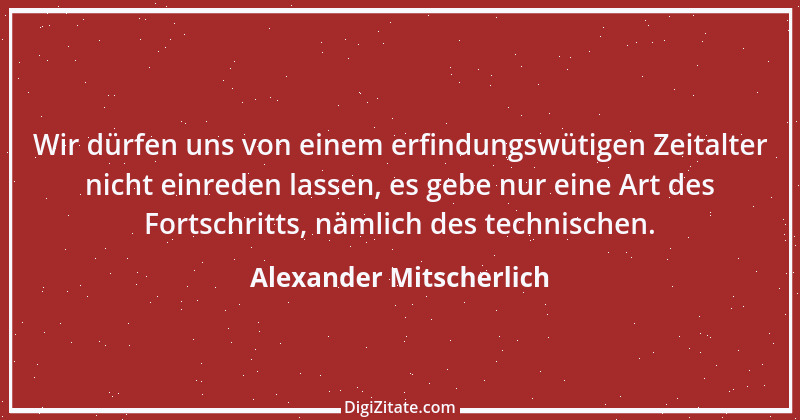 Zitat von Alexander Mitscherlich 8