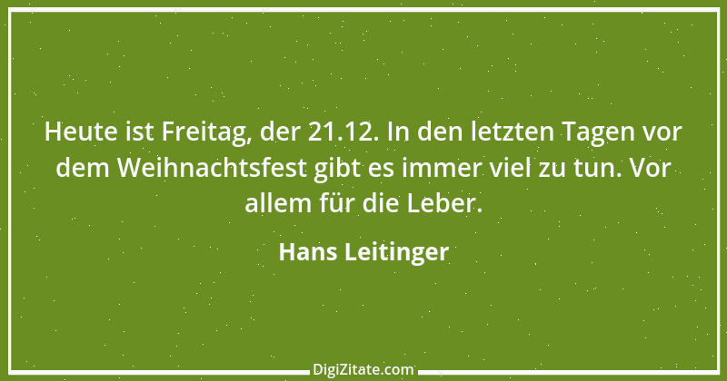 Zitat von Hans Leitinger 1