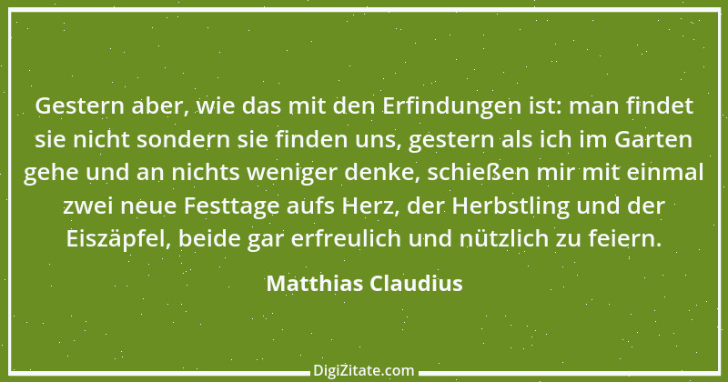 Zitat von Matthias Claudius 37