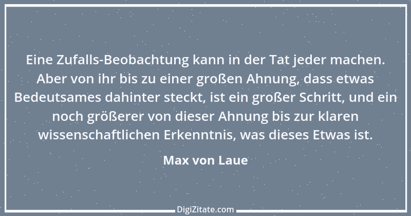 Zitat von Max von Laue 1