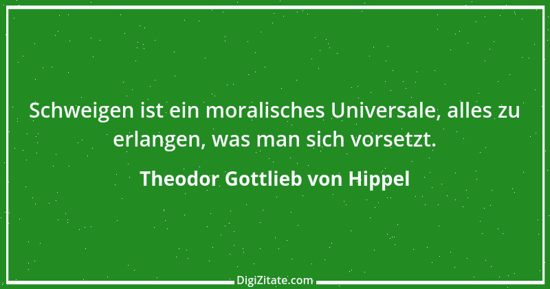 Zitat von Theodor Gottlieb von Hippel 134