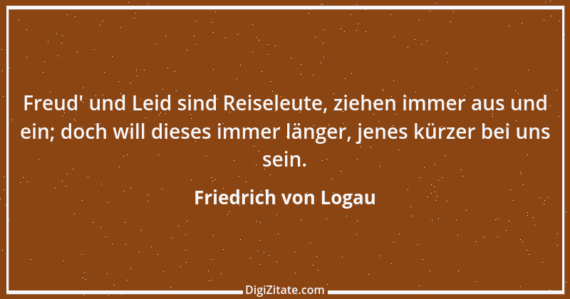 Zitat von Friedrich von Logau 95