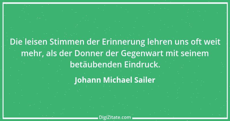 Zitat von Johann Michael Sailer 61