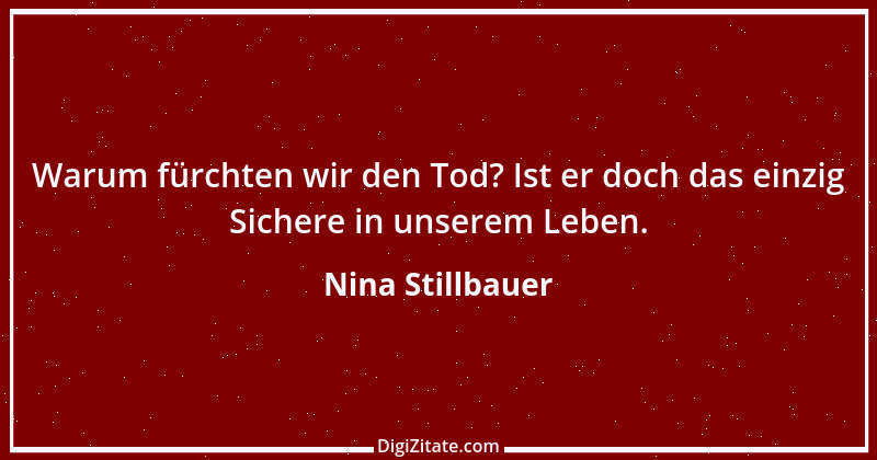 Zitat von Nina Stillbauer 2