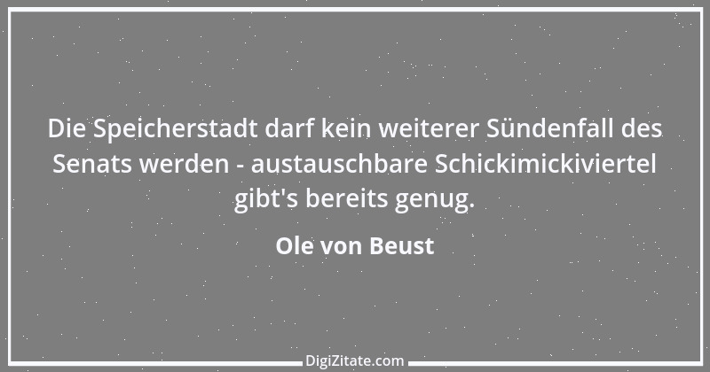 Zitat von Ole von Beust 15