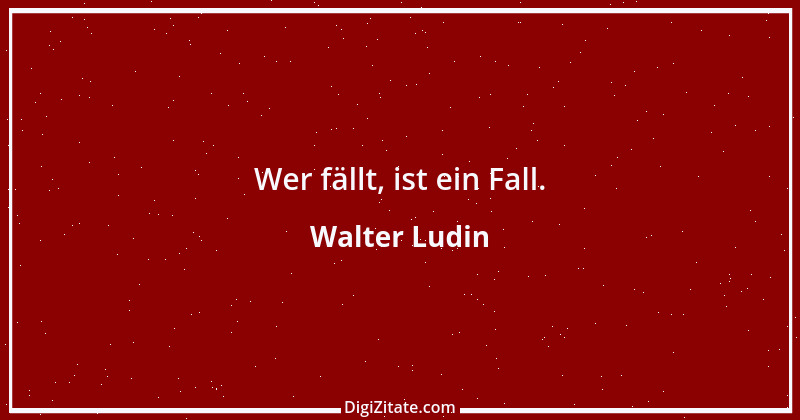 Zitat von Walter Ludin 842