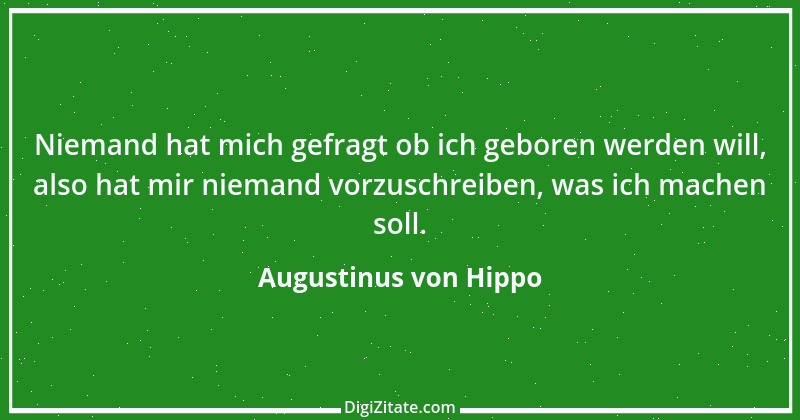 Zitat von Augustinus von Hippo 15