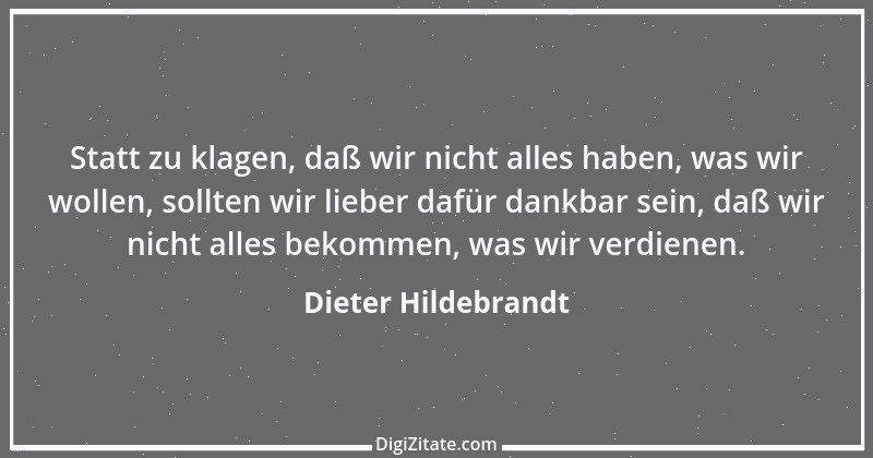 Zitat von Dieter Hildebrandt 18