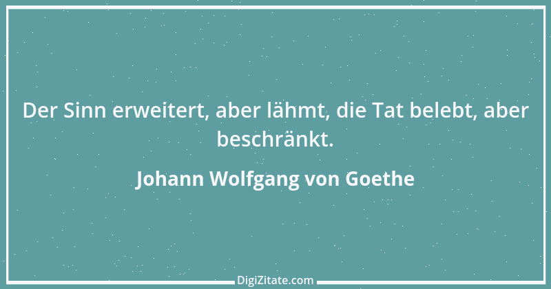 Zitat von Johann Wolfgang von Goethe 1341