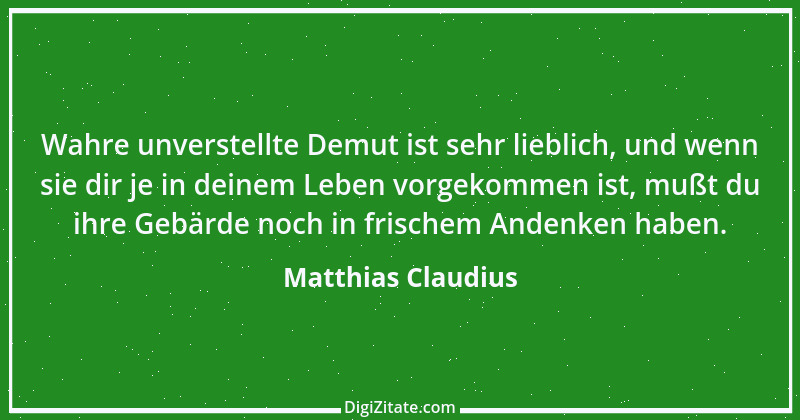 Zitat von Matthias Claudius 39