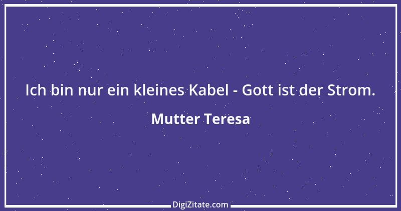 Zitat von Mutter Teresa 2