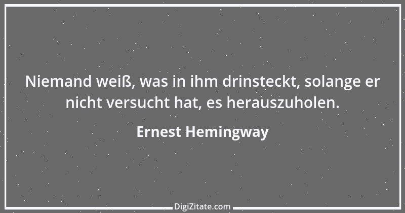 Zitat von Ernest Hemingway 7