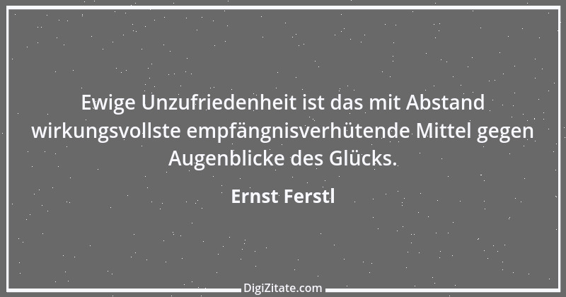 Zitat von Ernst Ferstl 1783