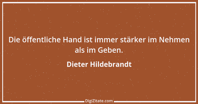 Zitat von Dieter Hildebrandt 20