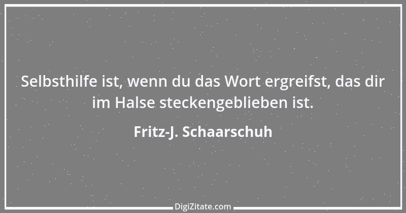 Zitat von Fritz-J. Schaarschuh 77