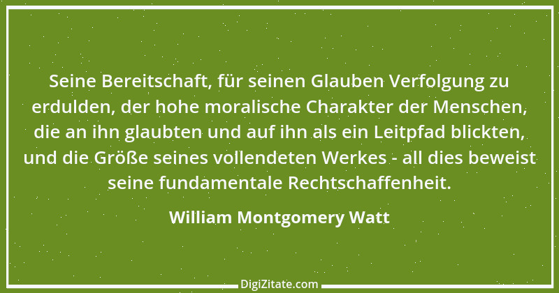 Zitat von William Montgomery Watt 1