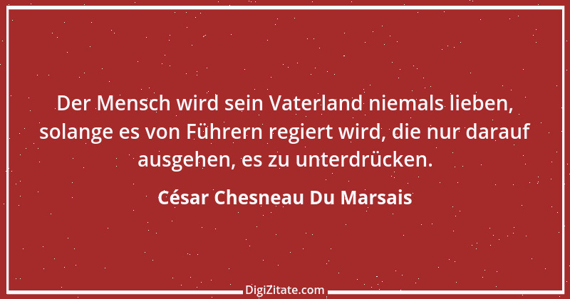 Zitat von César Chesneau Du Marsais 2