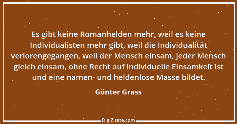 Zitat von Günter Grass 23