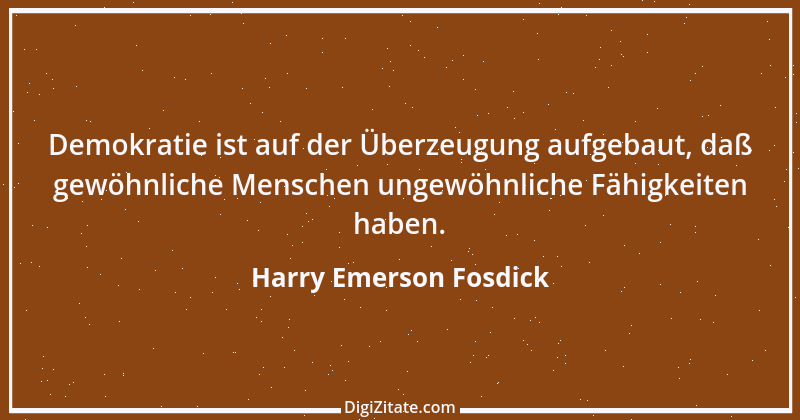 Zitat von Harry Emerson Fosdick 1