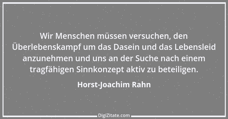 Zitat von Horst-Joachim Rahn 25