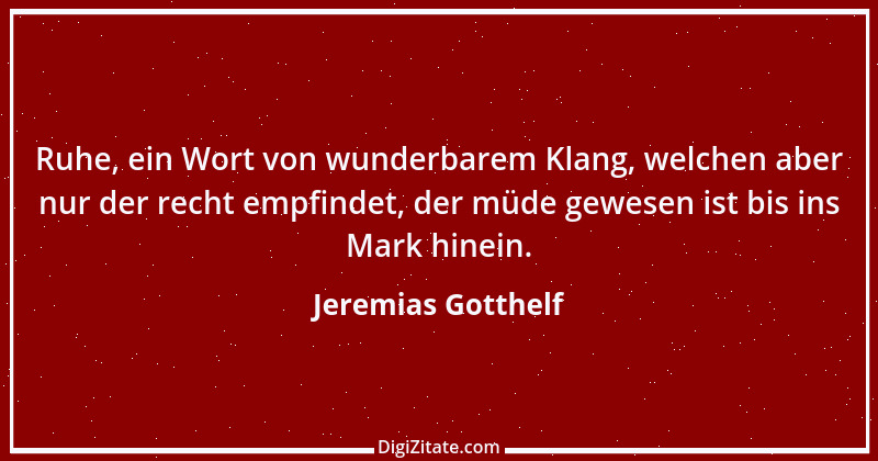 Zitat von Jeremias Gotthelf 8