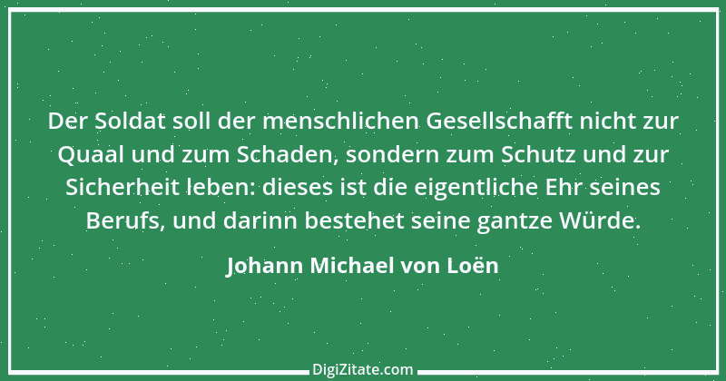 Zitat von Johann Michael von Loën 2