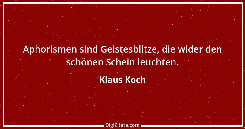 Zitat von Klaus Koch 2