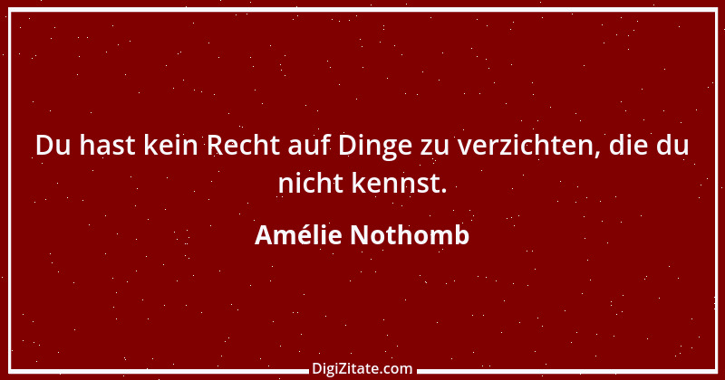 Zitat von Amélie Nothomb 73