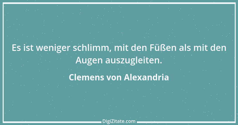 Zitat von Clemens von Alexandria 2