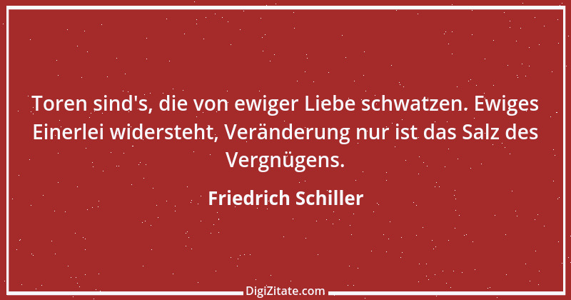 Zitat von Friedrich Schiller 1862