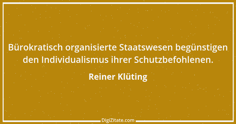 Zitat von Reiner Klüting 125