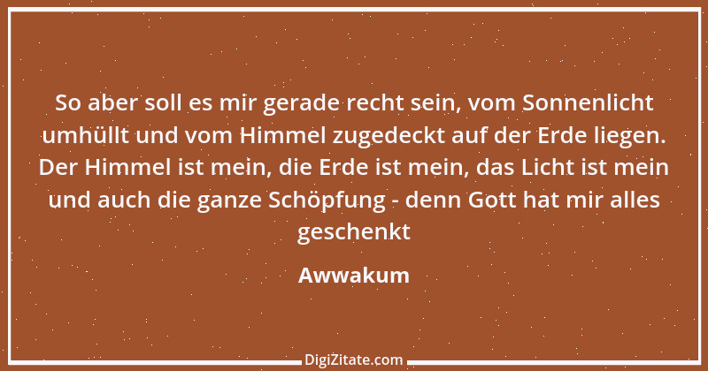 Zitat von Awwakum 1