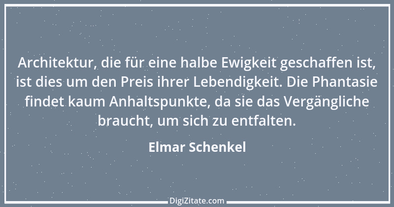 Zitat von Elmar Schenkel 1