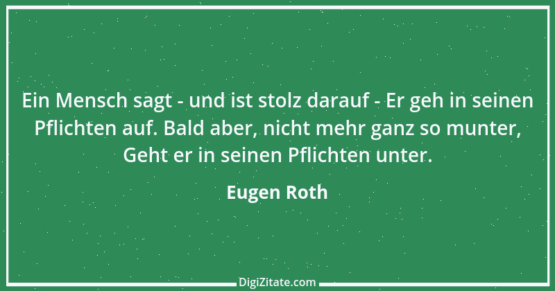 Zitat von Eugen Roth 12