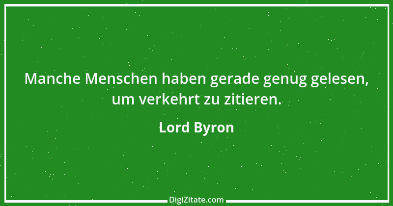 Zitat von Lord Byron 14