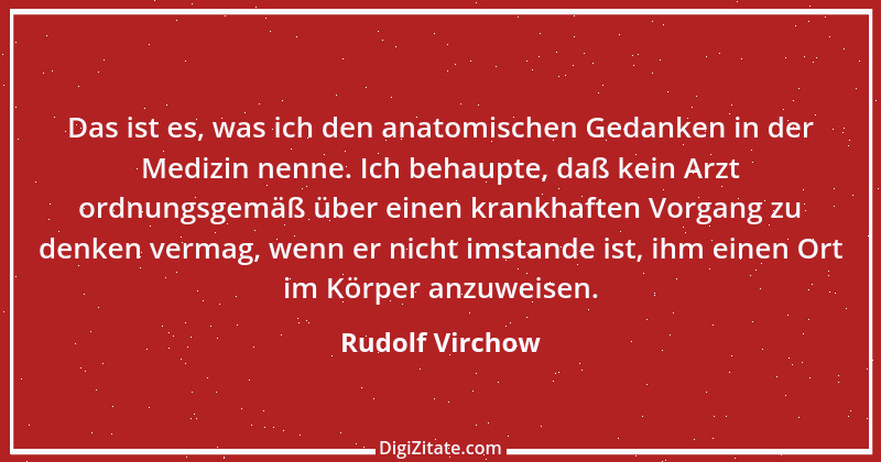 Zitat von Rudolf Virchow 2