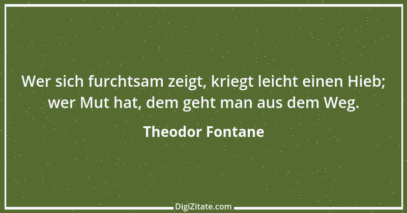 Zitat von Theodor Fontane 50