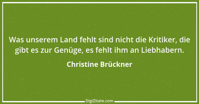 Zitat von Christine Brückner 7