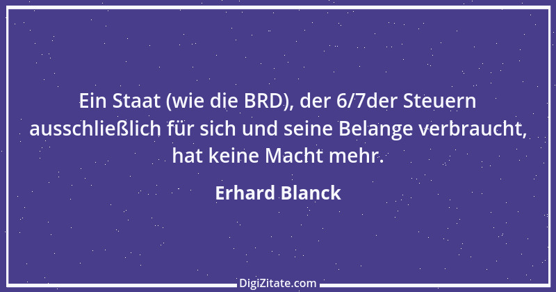 Zitat von Erhard Blanck 1901