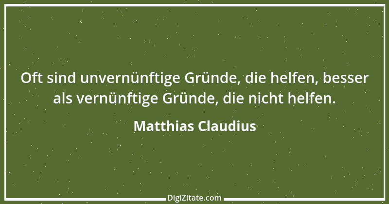 Zitat von Matthias Claudius 44